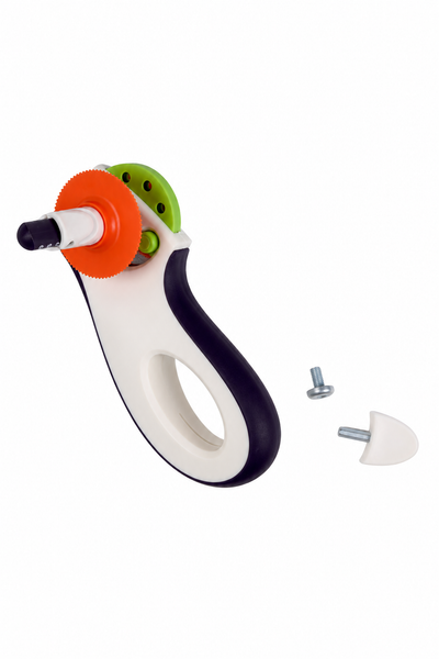 Prym Rollschneider mit Zuschneidehilfe und Befestigungsteilen