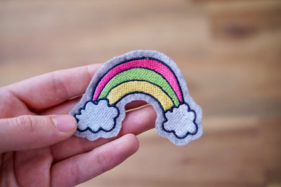 Rainbow embroidery file