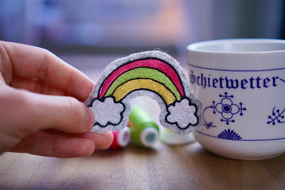 Rainbow embroidery file
