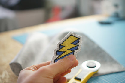Embroidery file lightning