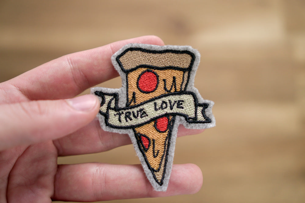 Stickdatei Pizza "True Love"