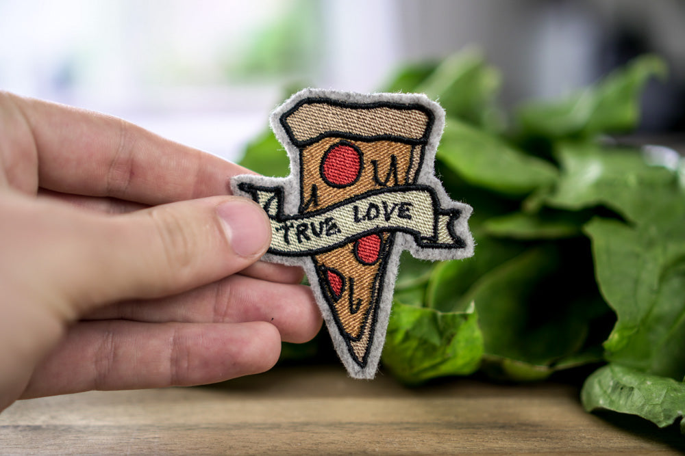 Stickdatei Pizza "True Love"