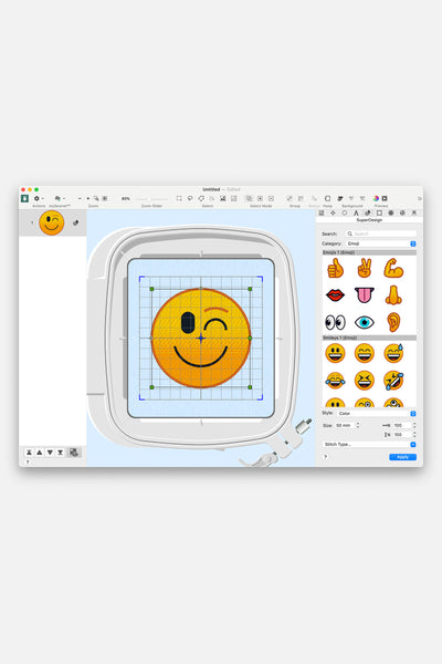Neue Superdesigns für deine mySewnet Sticksoftware: Emojis