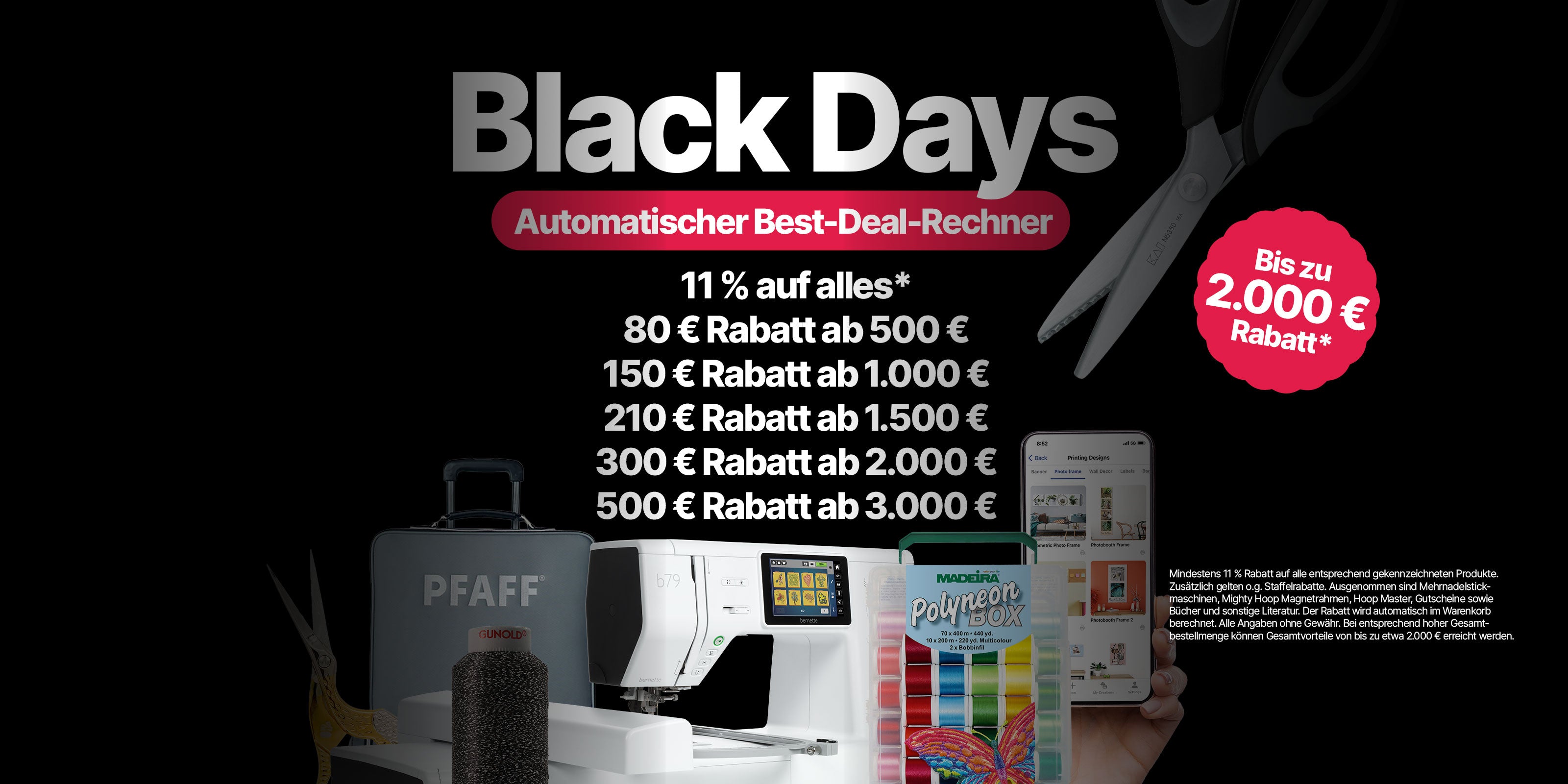 Blackfriday Nähmaschinen