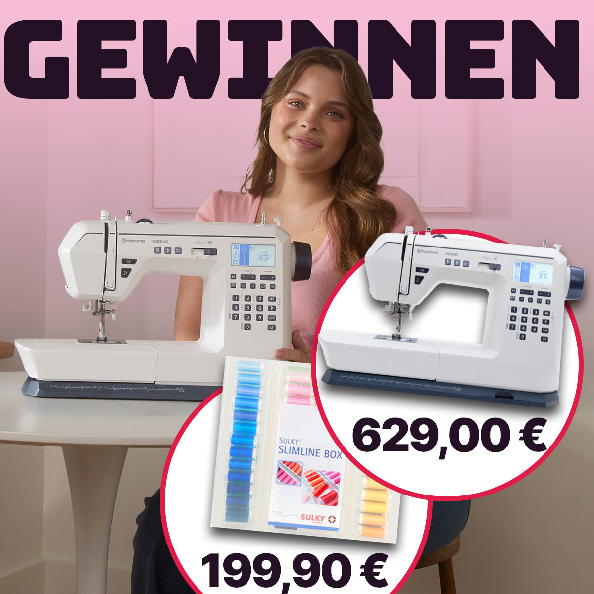 Gewinne eine Nähmaschine