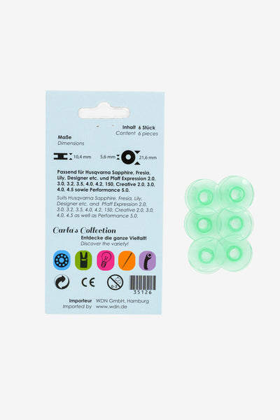 Carlas Collection Spulen für Husqvarna und Pfaff