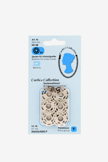 Carlas Collection Spulen für Umlaufgreifer für Bernina aus Metall