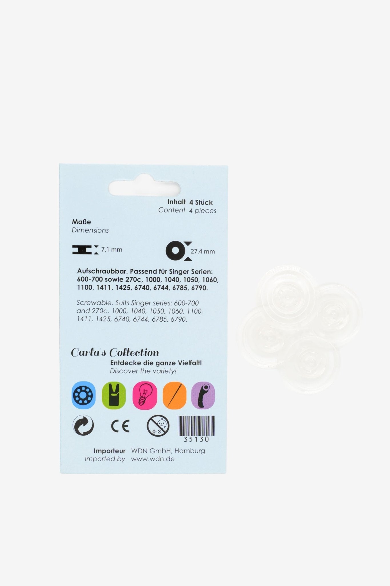 Carlas Collection Spulen für Singer - Make ma!