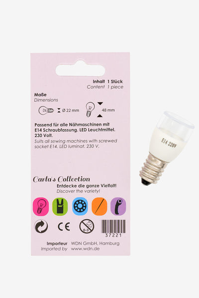 Lampe de machine à coudre Carlas Collection, culot à vis E14
