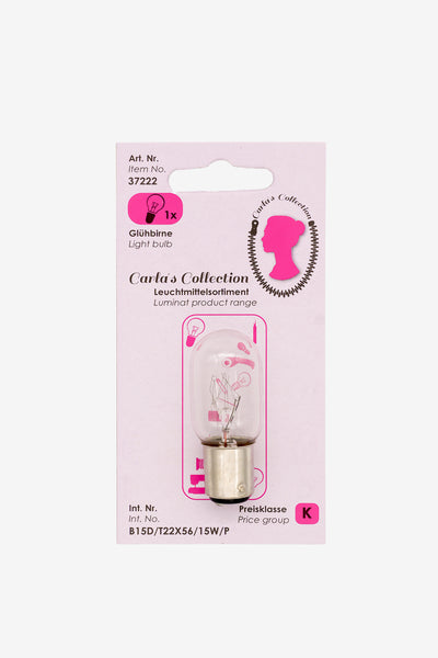 Douille de lampe pour machine à coudre Carlas Collection B15D