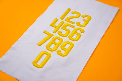 Stickdatei 3D Zahlen »BOLD«