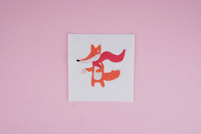 Stickdatei Fuchs (Applikation)