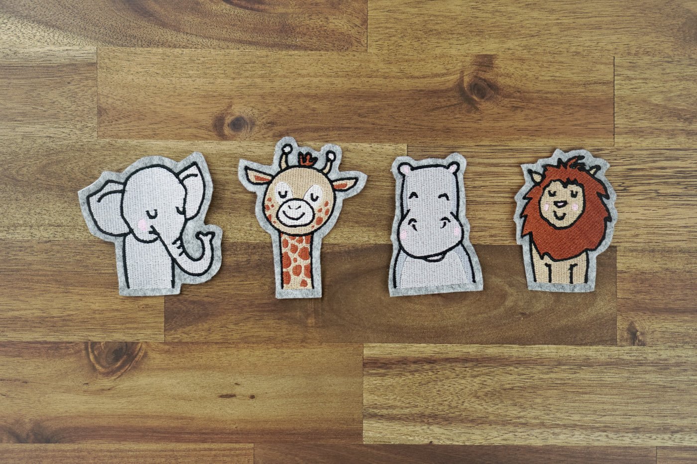 Stickdateien Set "Safari Friends" Tiere aus Afrika