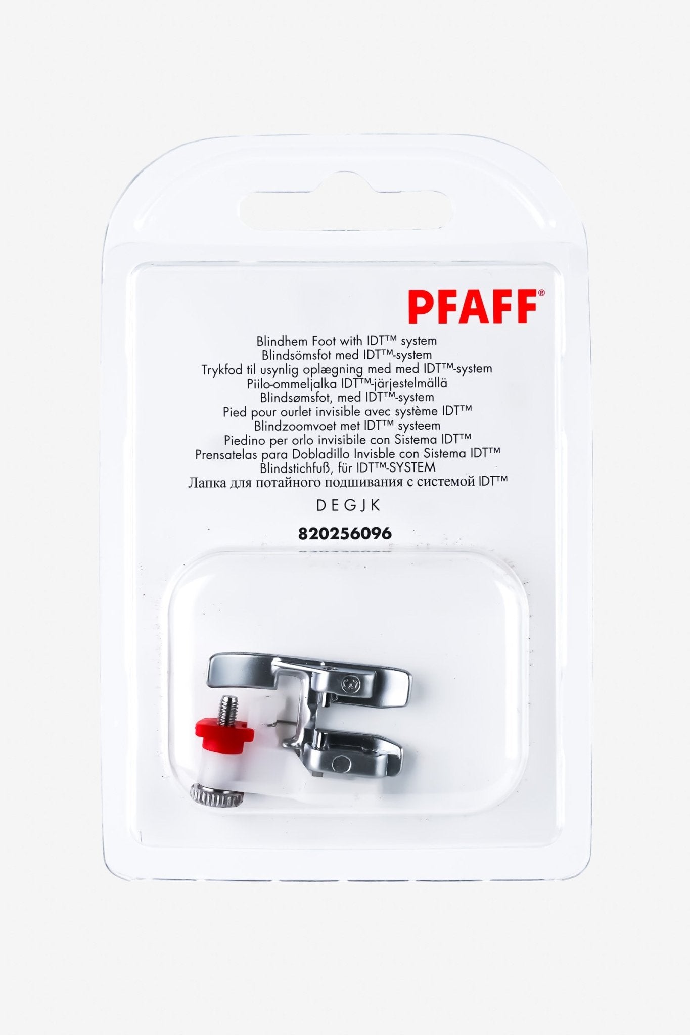 PFAFF Blindstichfuß für IDT-System J K L - Make ma!