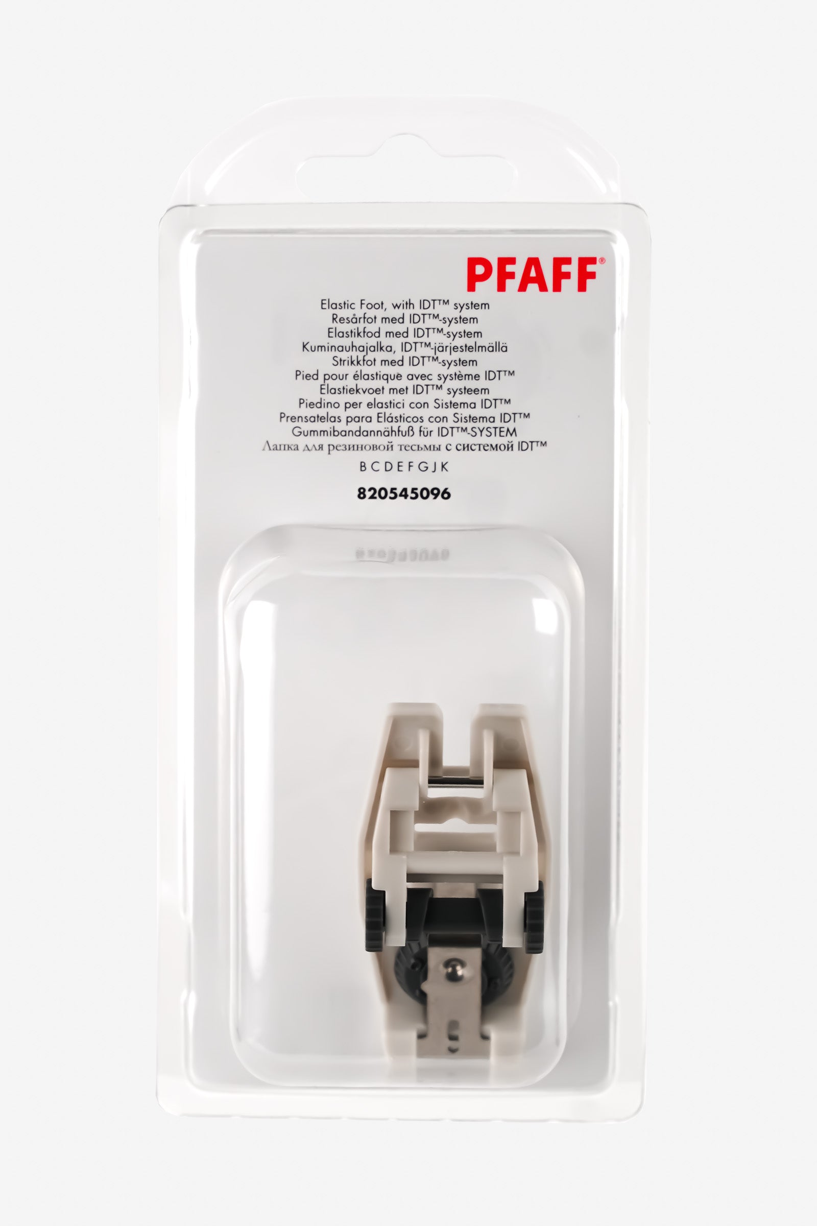 PFAFF Gummibandannähfuß (JKL)