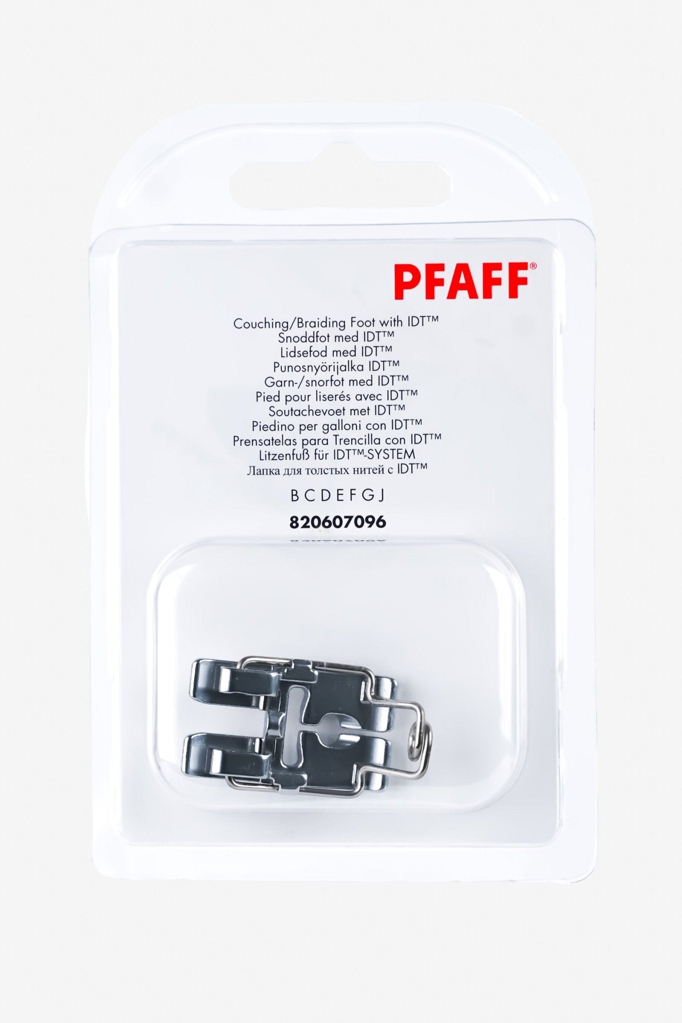 PFAFF Litzenfuß für IDT-System J K L - Make ma!