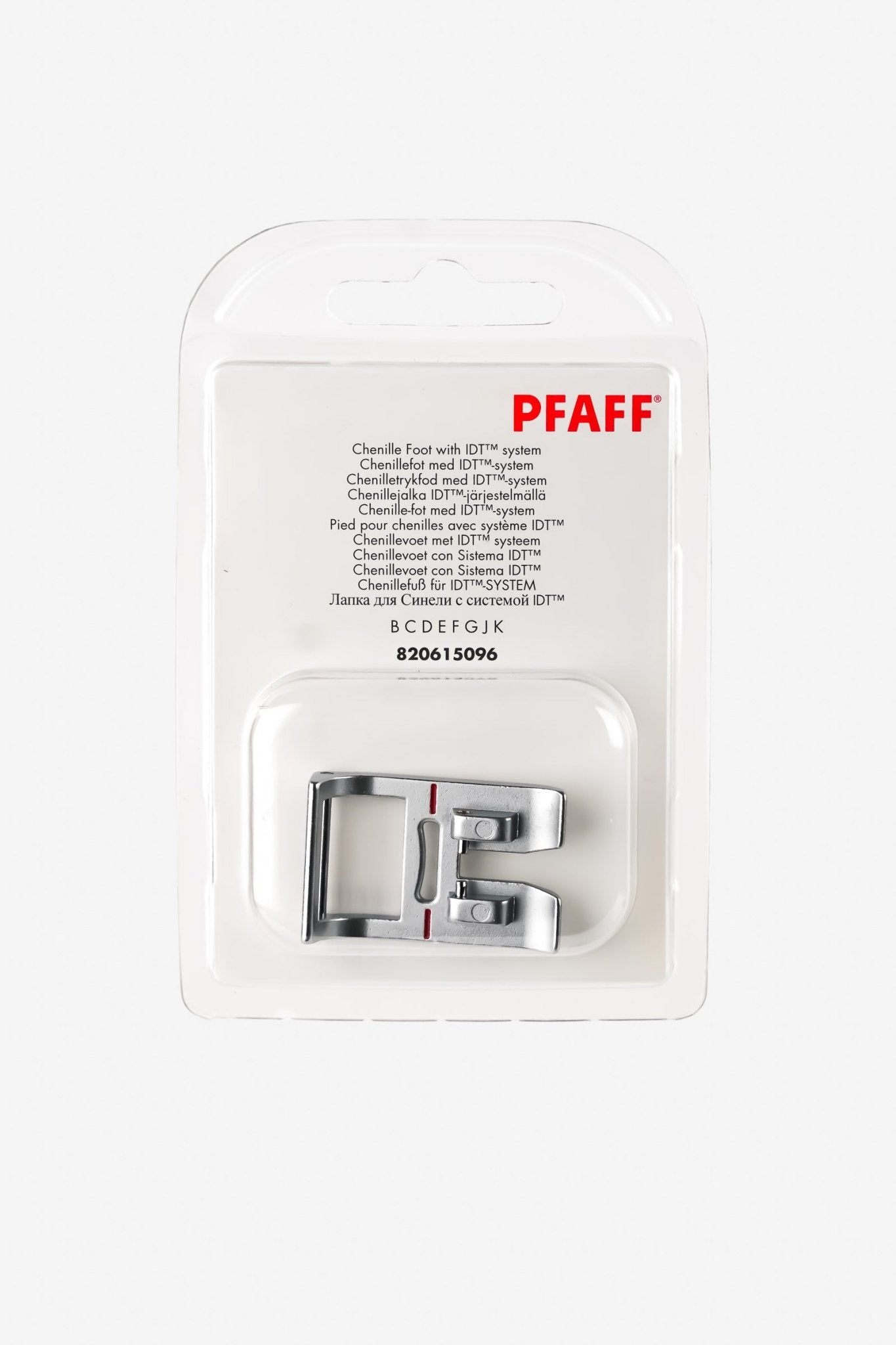 PFAFF Chenillefuß für IDT-System J K L - Make ma!