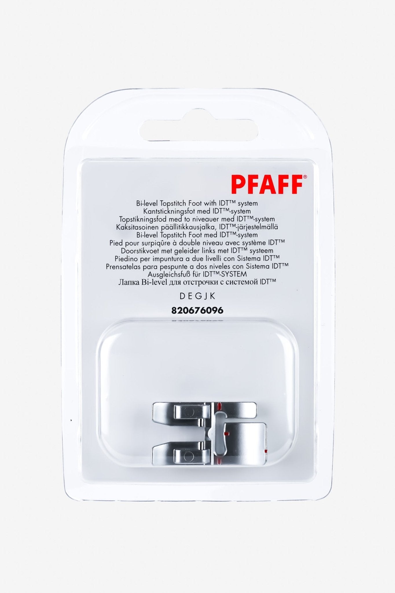 PFAFF Ausgleichsfuß für IDT-System J K L - Make ma!