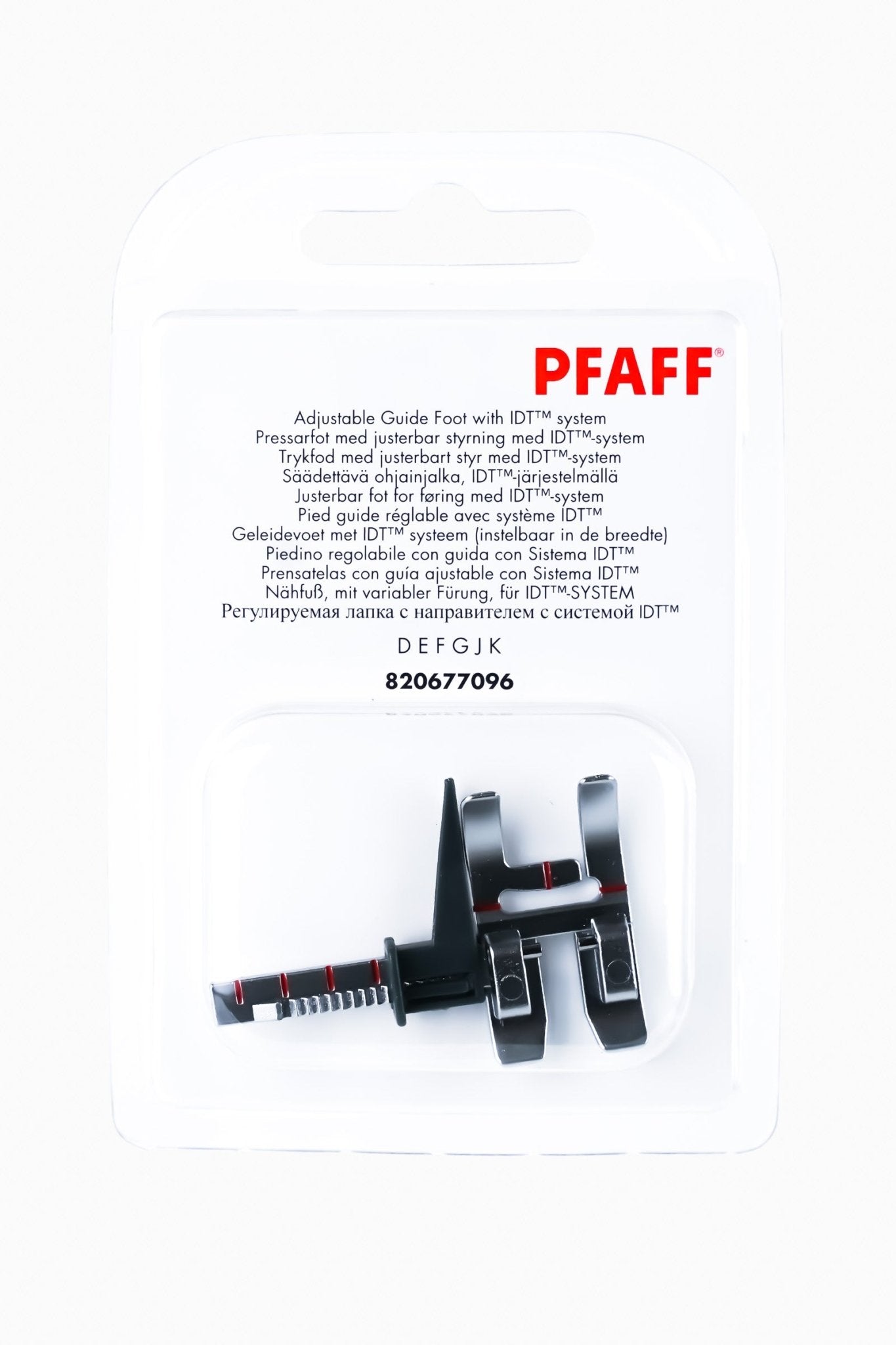 PFAFF Nähfuß mit variabler Führung für IDT-System J K - Make ma!