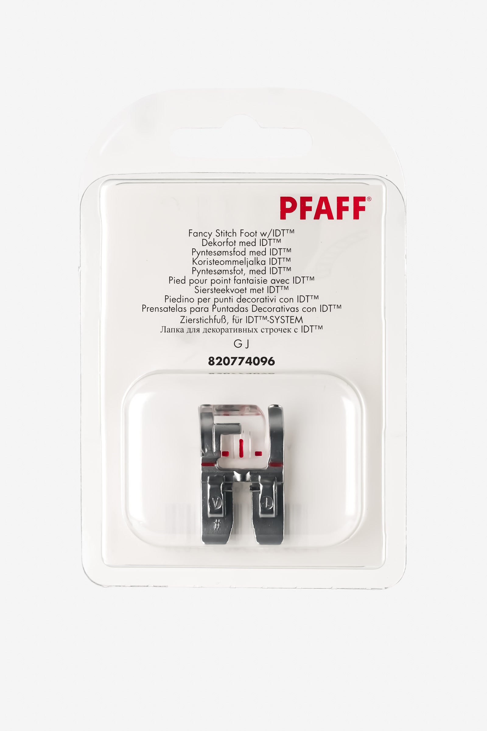 PFAFF Zierstichfuß für IDT-System (JKL)