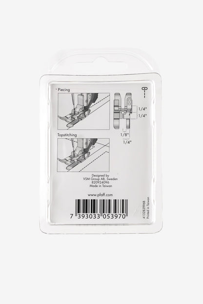 PFAFF 1/4" Quilt- und Patchworkfuß mit Kantenführung für IDT-System (JKL)