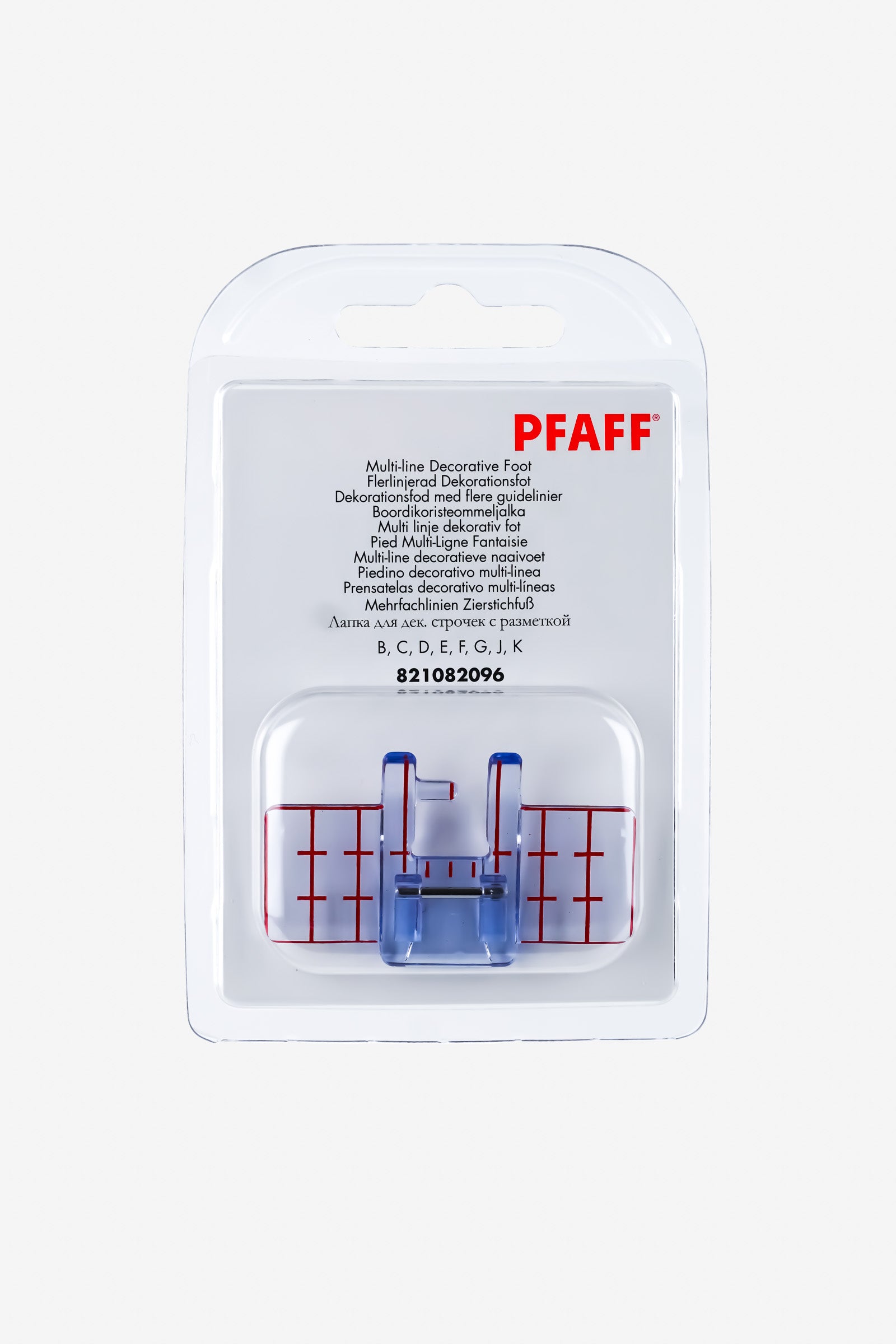 PFAFF Mehrfachlinien-Zierstichfuß (JKL)