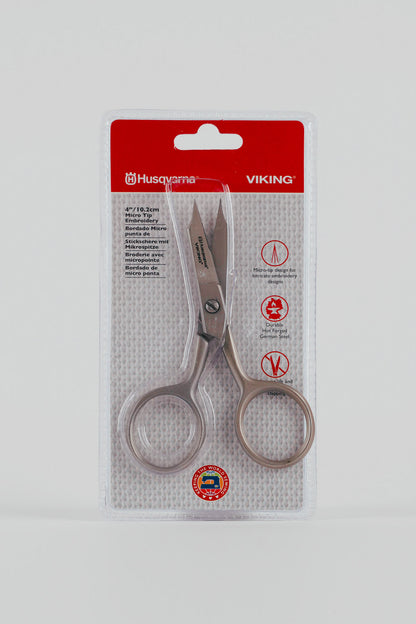 Husqvarna VIKING 10,2cm Stickschere-mit gerader Mikrospitze