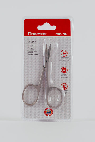 Husqvarna VIKING 8,9 cm gebogene Stickschere