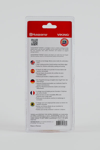 Husqvarna VIKING 15,2 cm doppelt gebogene Stickschere