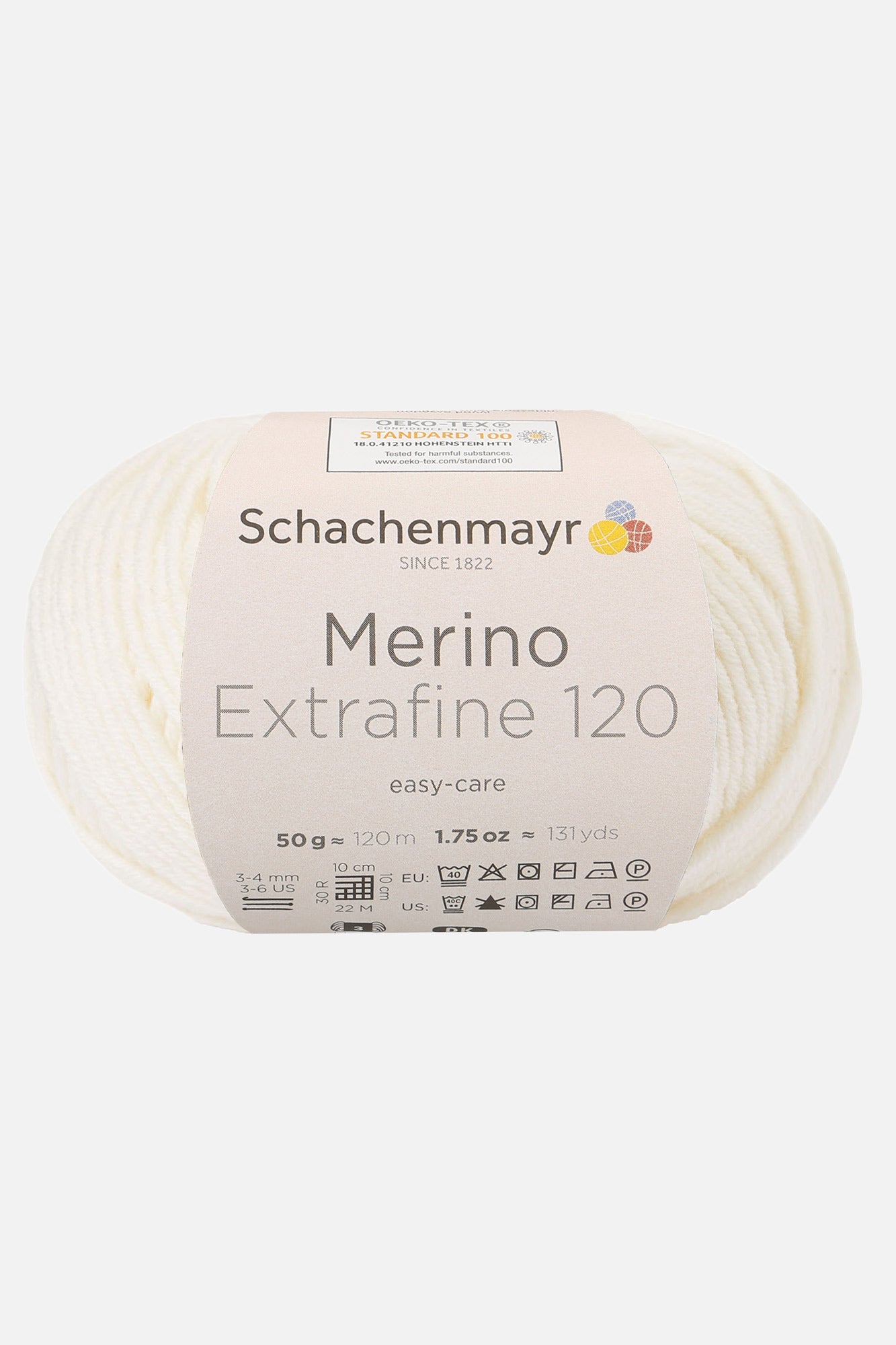 Handstrickgarn »Merino Extrafine 120« von Schachenmayr in Farbe wollweiß (00102)