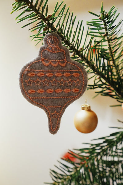 Weihnachtsbaumschmuck Stickdatei