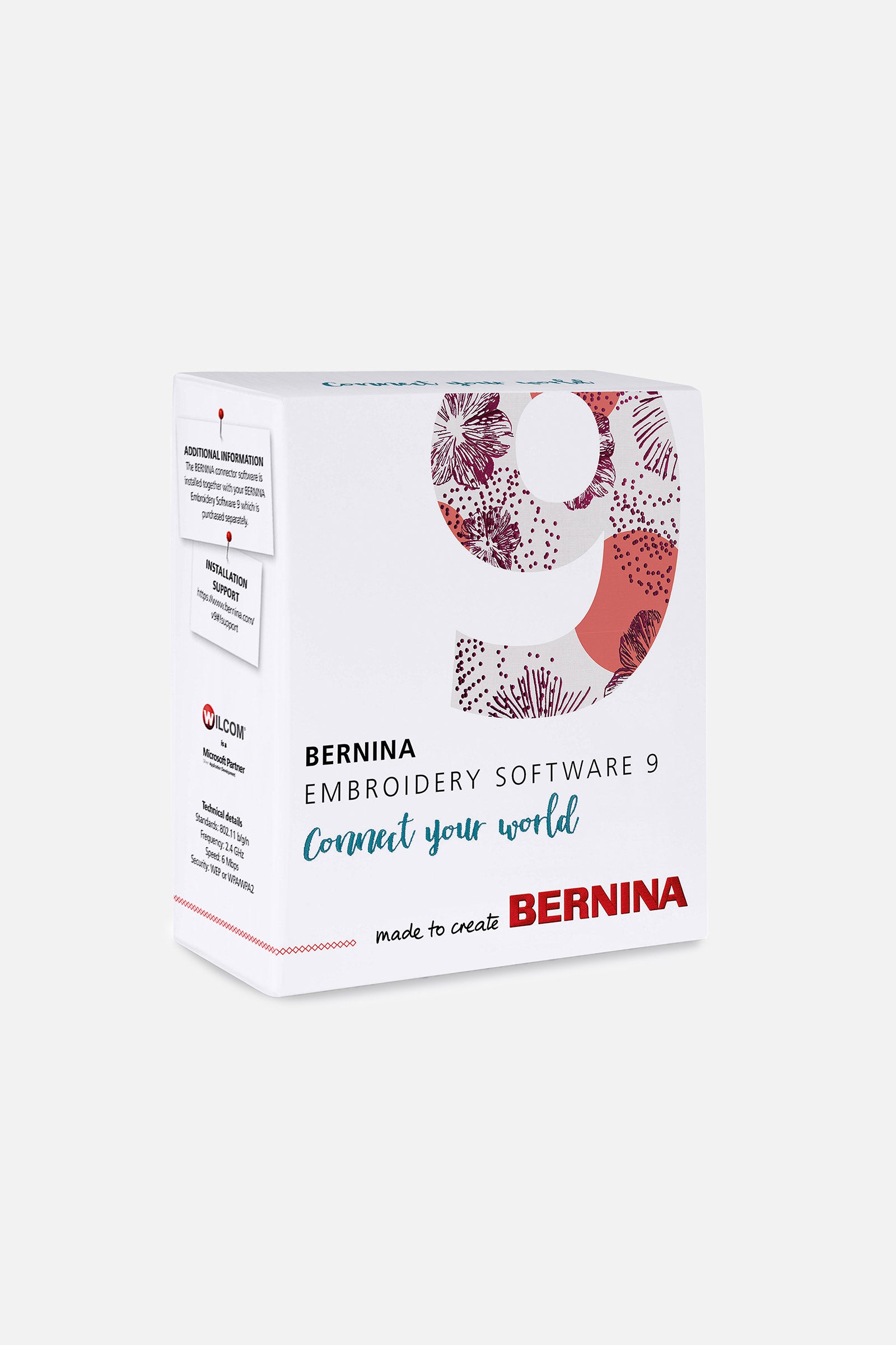 BERNINA Wifi-Gerät zur kabellosen Übertragung von Stickdateien von der Sticksoftware V9 auf deine Stickmaschine mit USB Anschluss