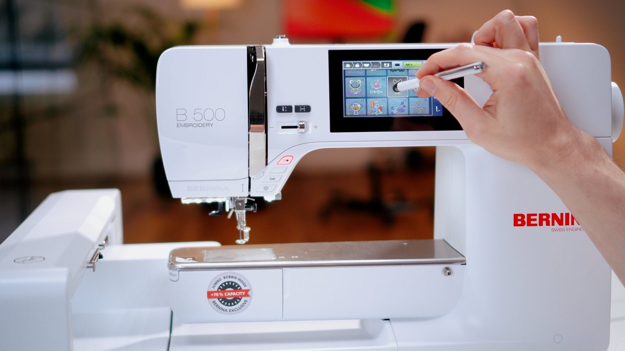 BERNINA B500 Stickmaschine mit SDT-Stickmodul M inkl. Videokurs - Make ma!