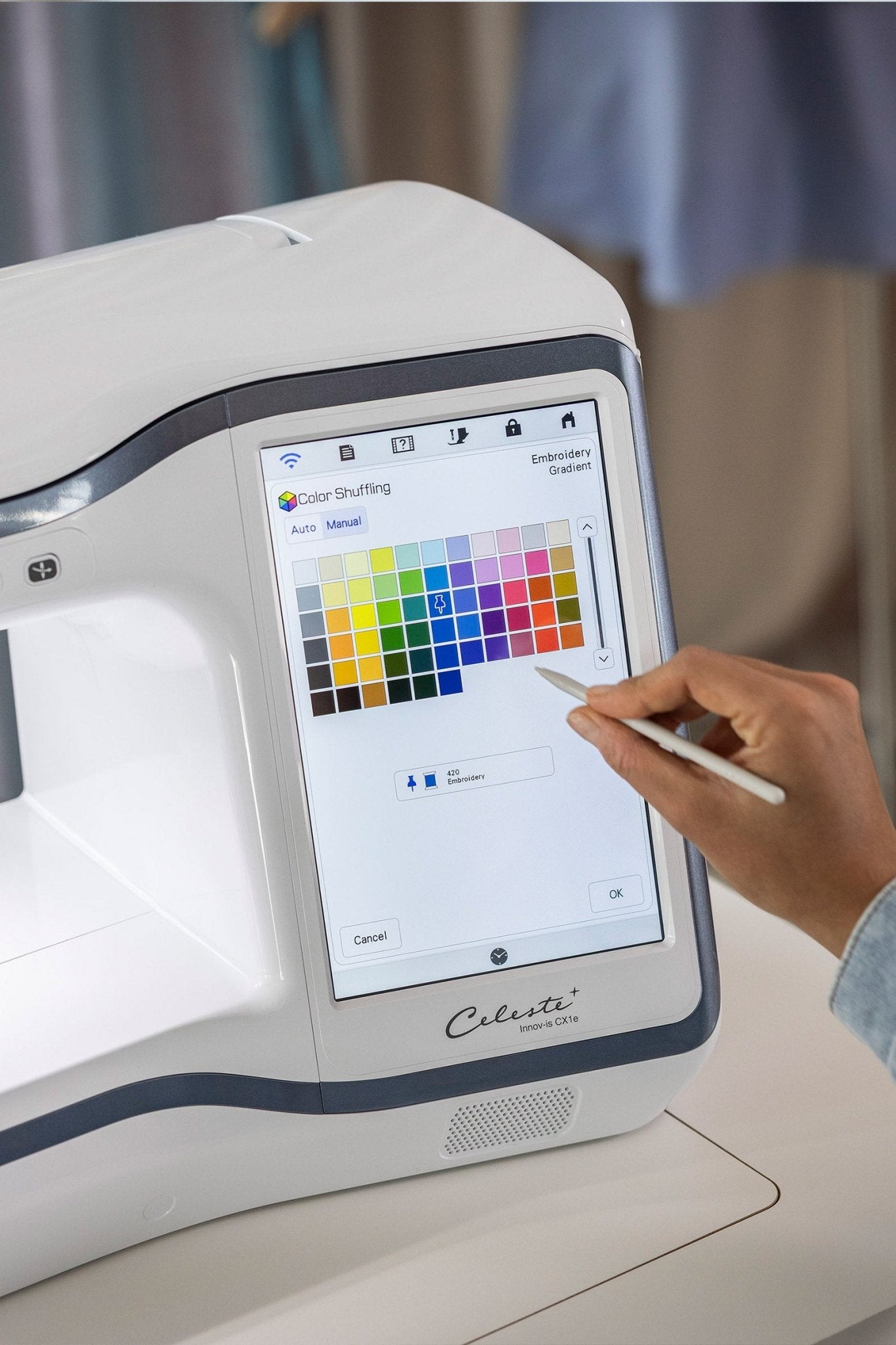 Brother Celeste Innov-is CX1E Stickmaschine - Make ma!