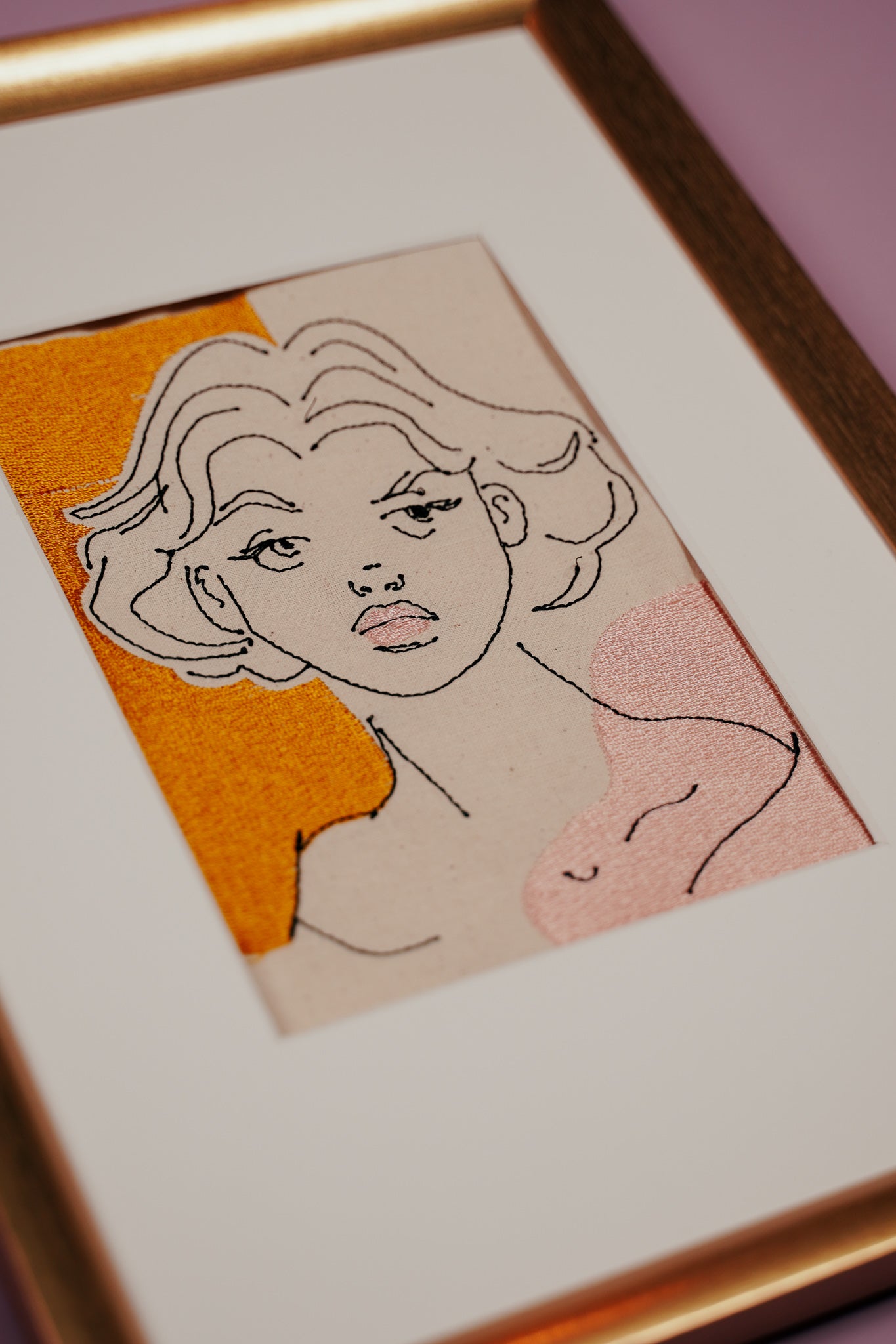 Stickdatei Gesicht Mädchen