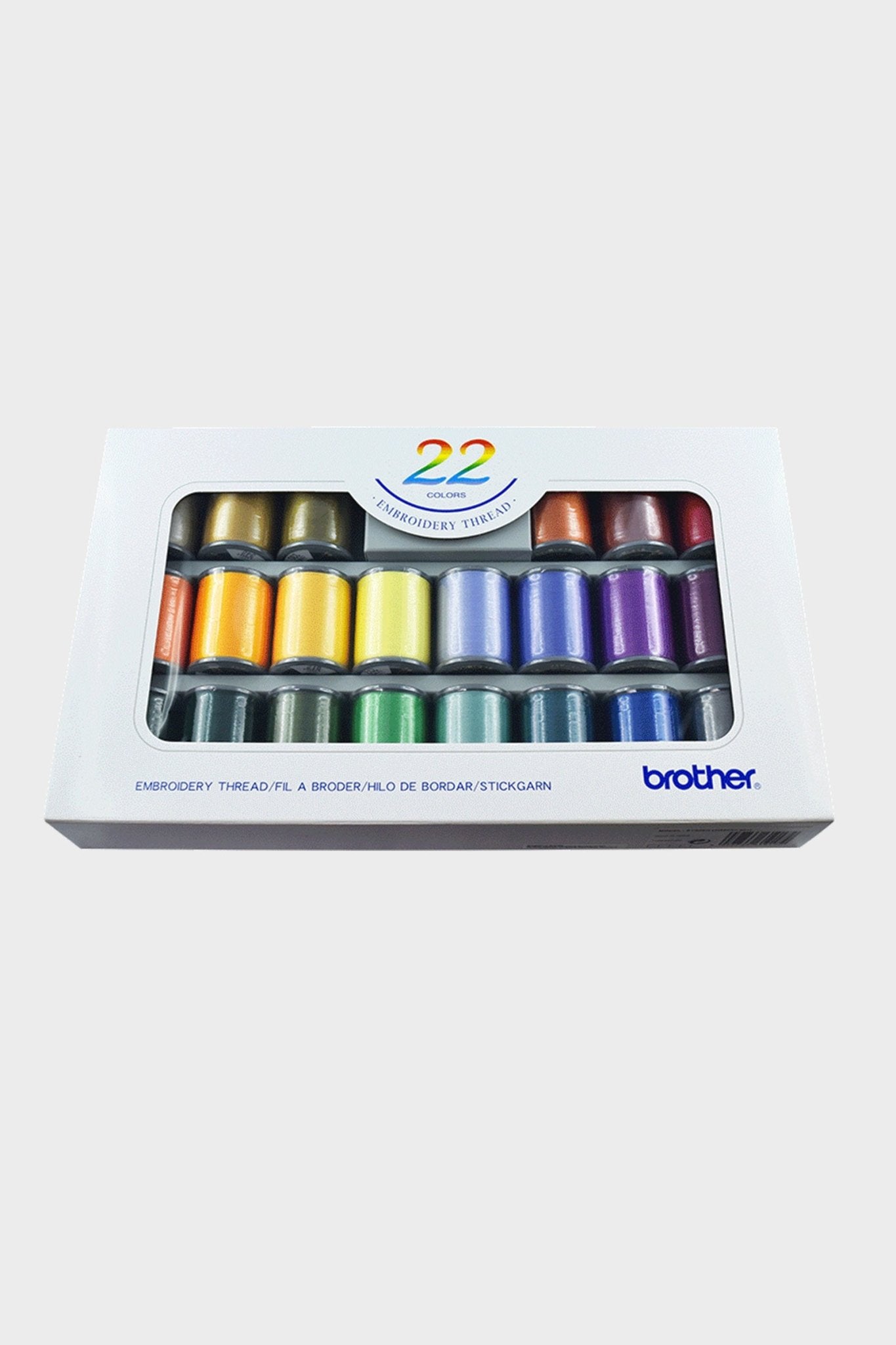 Brother Stickgarn-Set 22 Farben - Make ma!