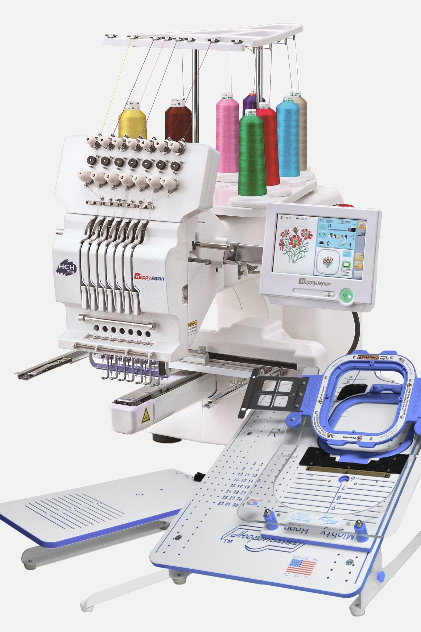 Happy HCH-701P - 7 Nadeln Stickmaschine - Make ma!