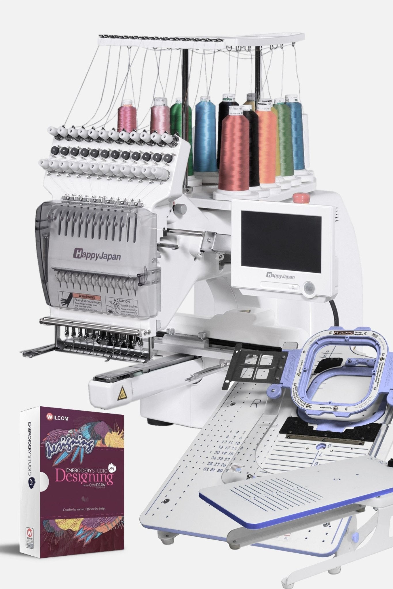 Happy 15 Nadeln Stickmaschine HCD3E-1501 - Make ma!