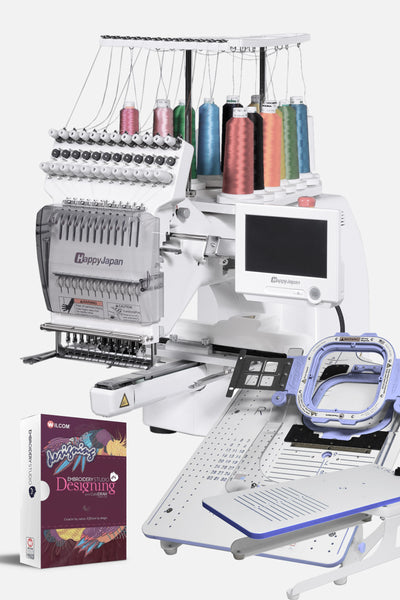 Machine à broder Happy 15 aiguilles HCD3E-1501