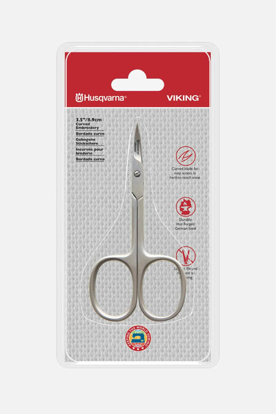 Husqvarna VIKING 8,9 cm gebogene Stickschere