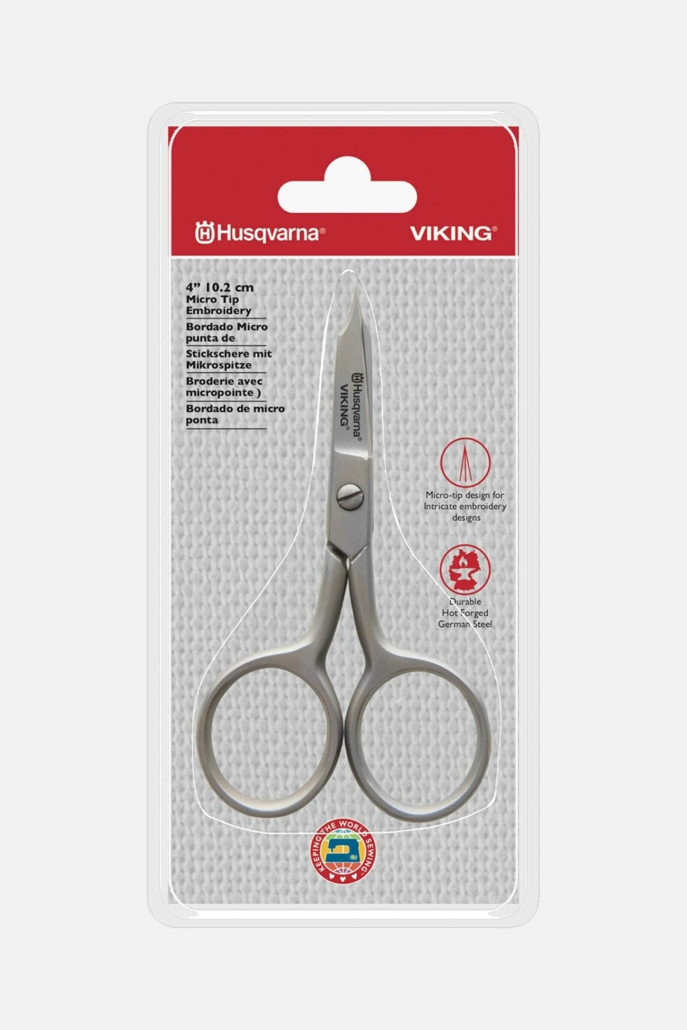 Husqvarna VIKING Stickschere mit gerader Mikrospitze - Make ma!