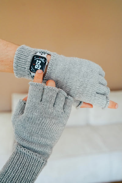 Strickanleitung Halbfingerhandschuhe »Gesper«