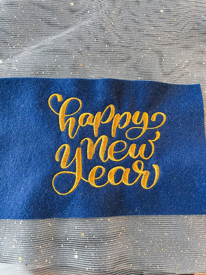 Stickdatei Neujahr