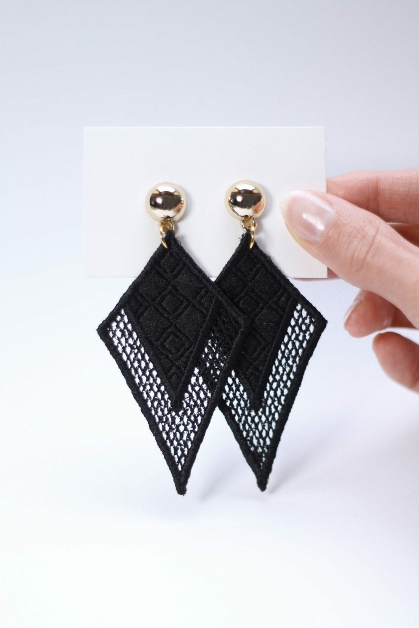 Stickdatei Lace Ohrringe - Make ma!