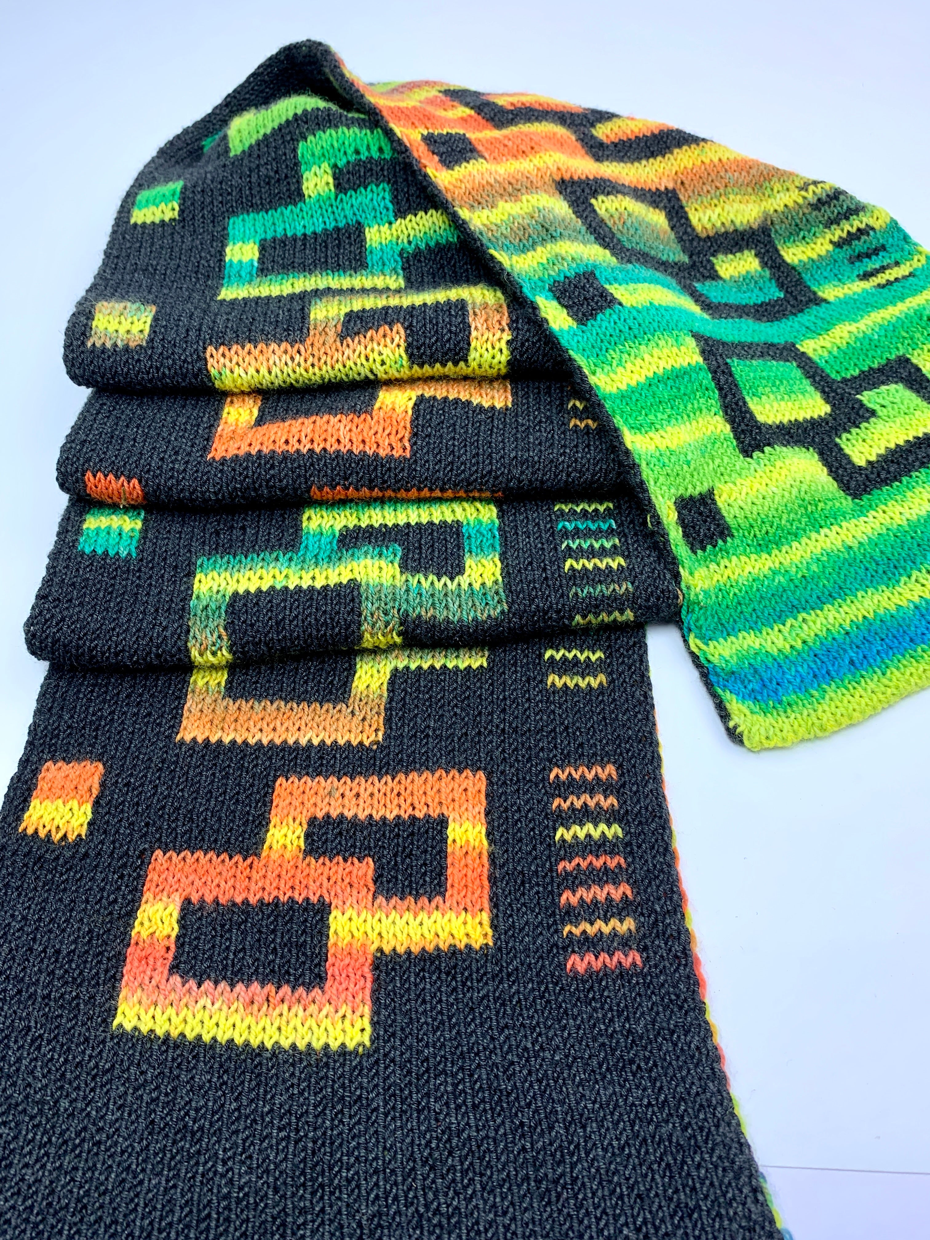 Strickanleitung Schal INTERLACE (PDF)