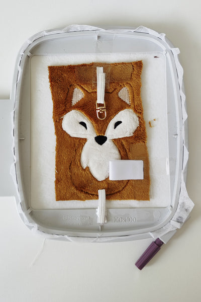 Stickdatei ITH Fuchs zum Sticken mit der Stickmaschine