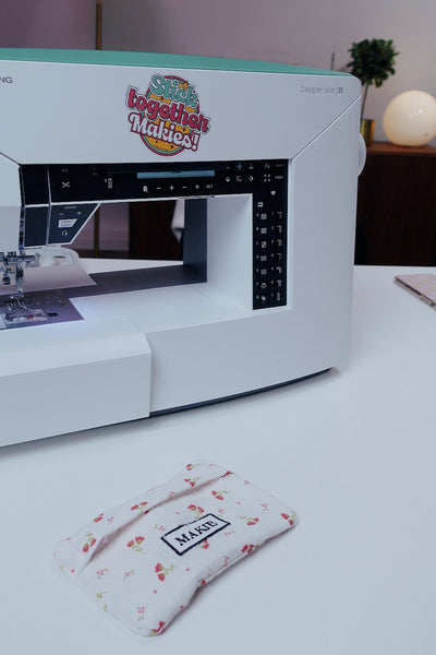 ITH Täschchen mit Reißverschluss in der Stickmaschine herstellen