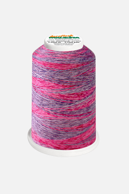 Madeira Aeroflock No. 100 – 1.000 m Multicolor Bauschgarn für Overlockmaschinen