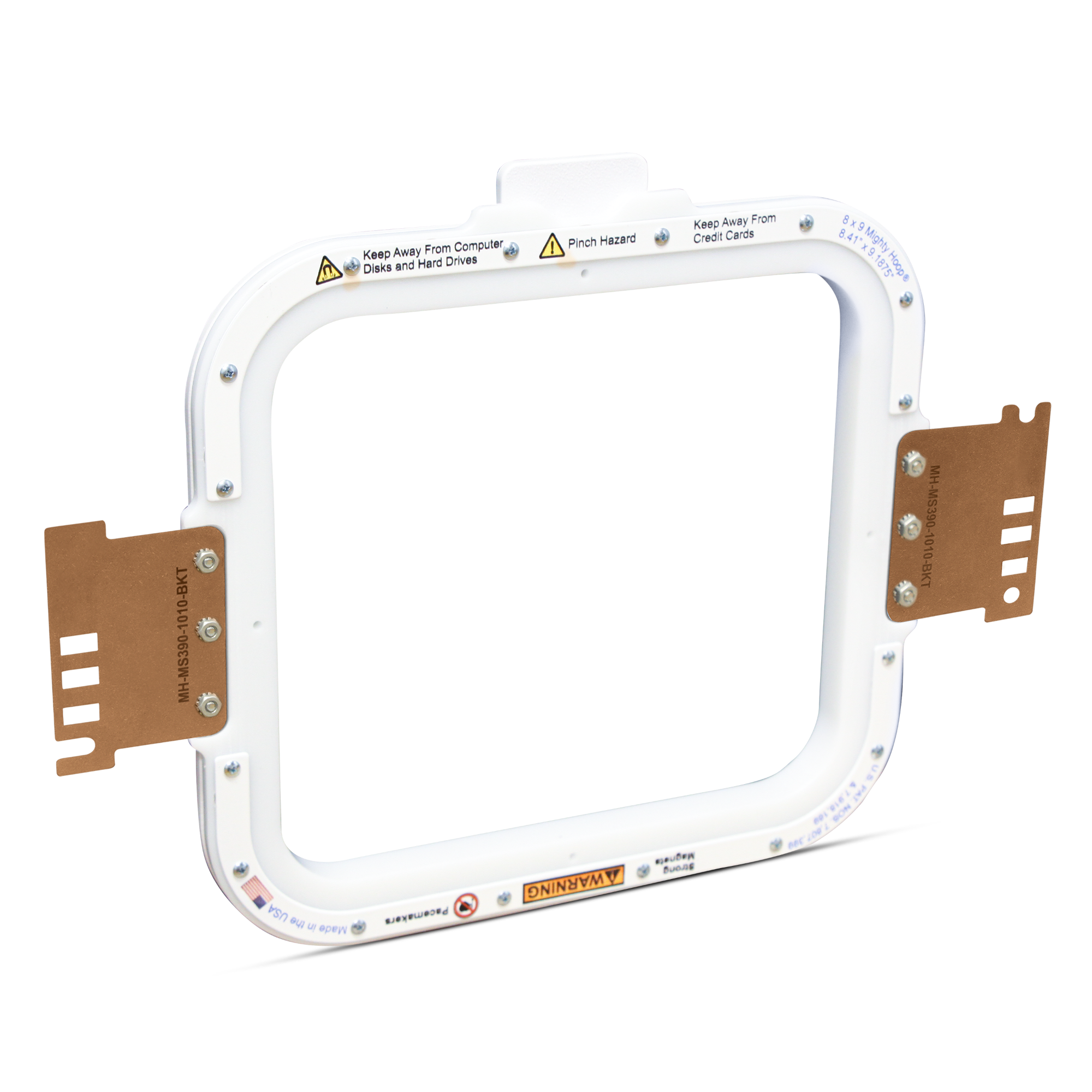 Mighty Hoop 8" x 9" - seitliche Ansicht