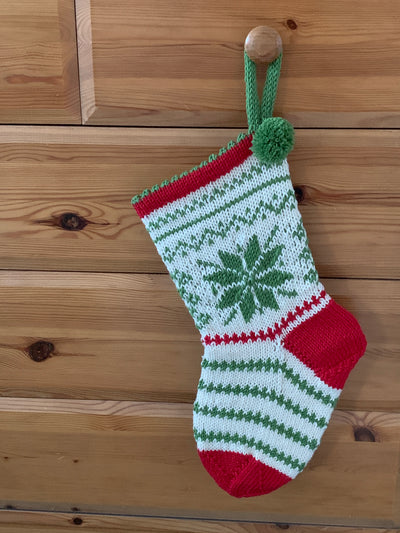 Nikolausstrump Stricken Anleitung »JULSTRUMPA«